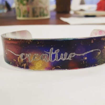 Ink & Etched Bracelet