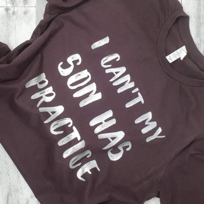 Shirt with Text Design